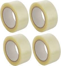 CLEAR TAPE 3 INCH (PACK 0F 4)