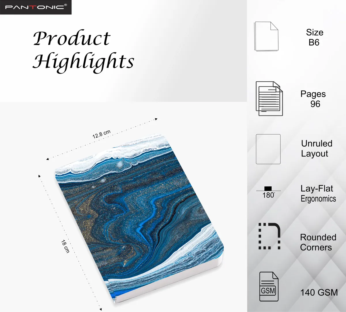 A6 SKETCH UNRULED JOURNAL