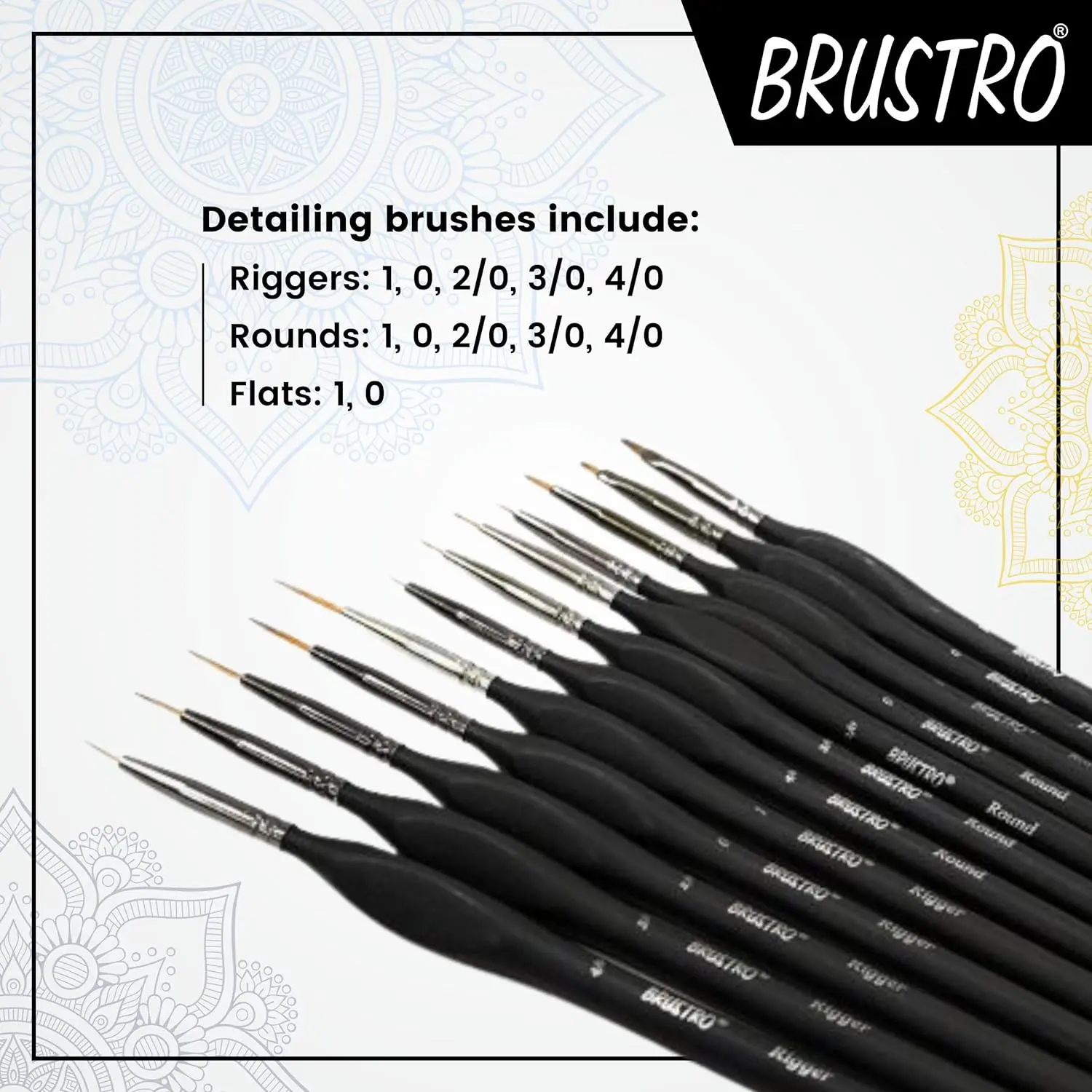 ARTISTS MINIATURE BRUSH SET OF 12